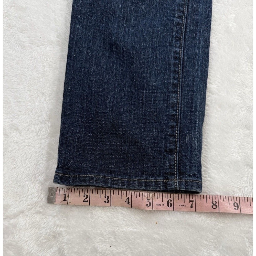 Old Navy The Flirt Mid-Rise Straight Leg Jeans Dark Wash Blue Size 6 Regular - Picture 8 of 9